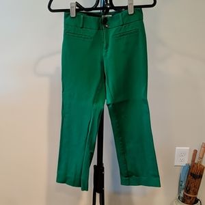 Green Pilcro & the Letterpress crop flare pants 2